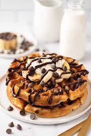 Chocolate Chip Waffles: