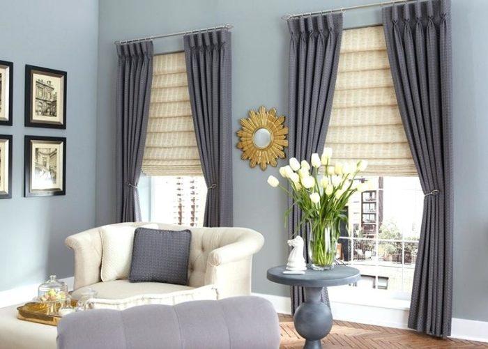 Ways to Combine Curtains and Blinds